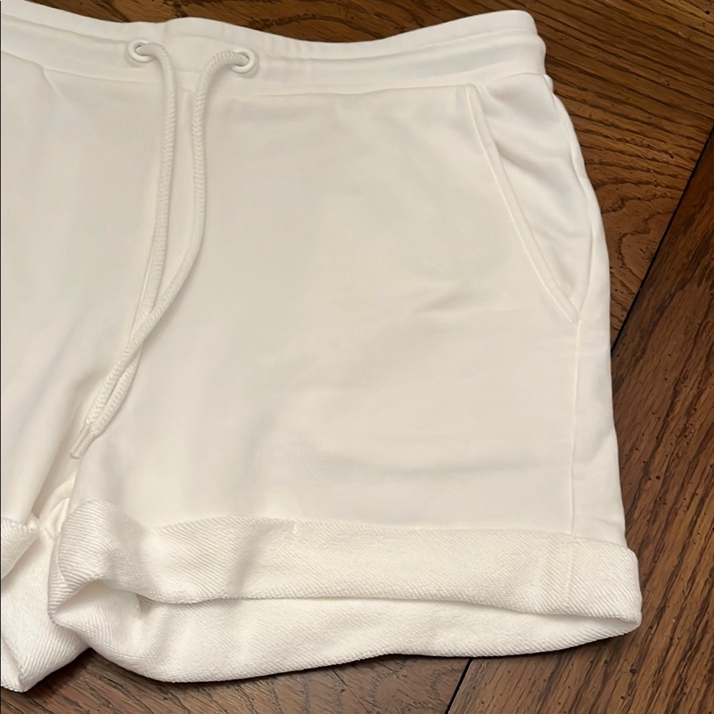 Reiss Cotton Blend Drawstring Shorts, size medium - Picture 3 of 13